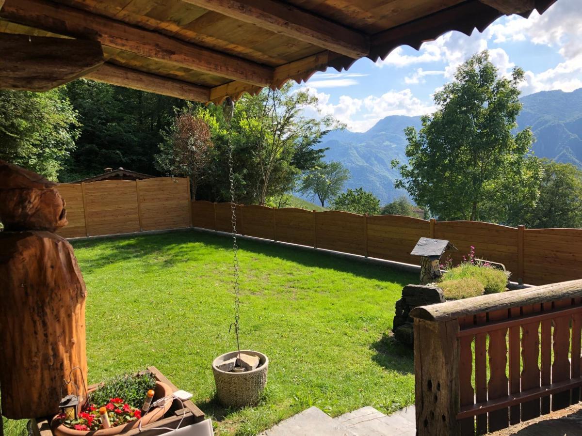 Dossena Splendido Chalet Di Montagna Immerso Nella Natura Madonna della Costa Luaran gambar